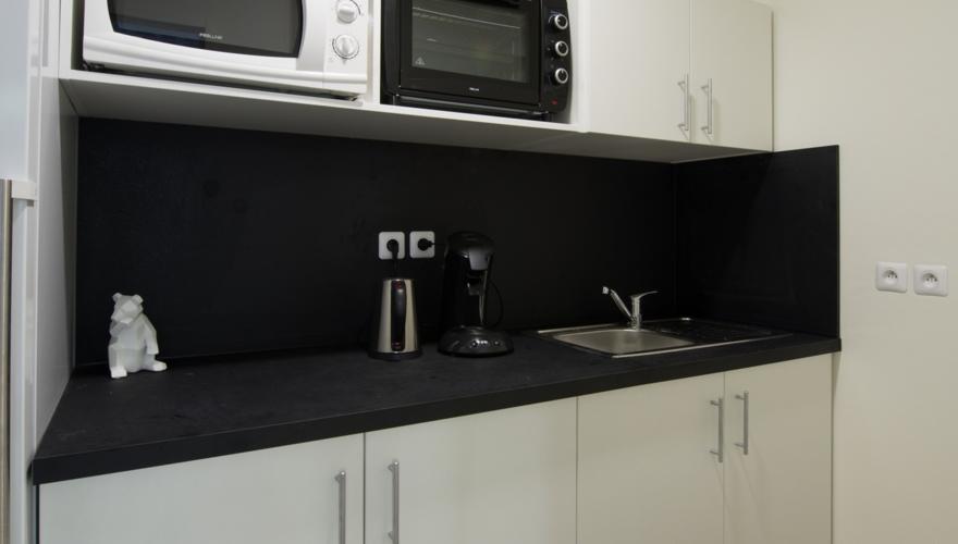 Cuisine de la salle commune - Privilodges Campus Valmy Park