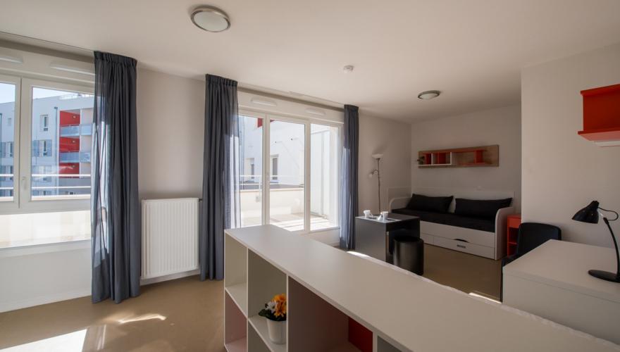 T1 avec terrasse - Privilodges Campus Valmy Park